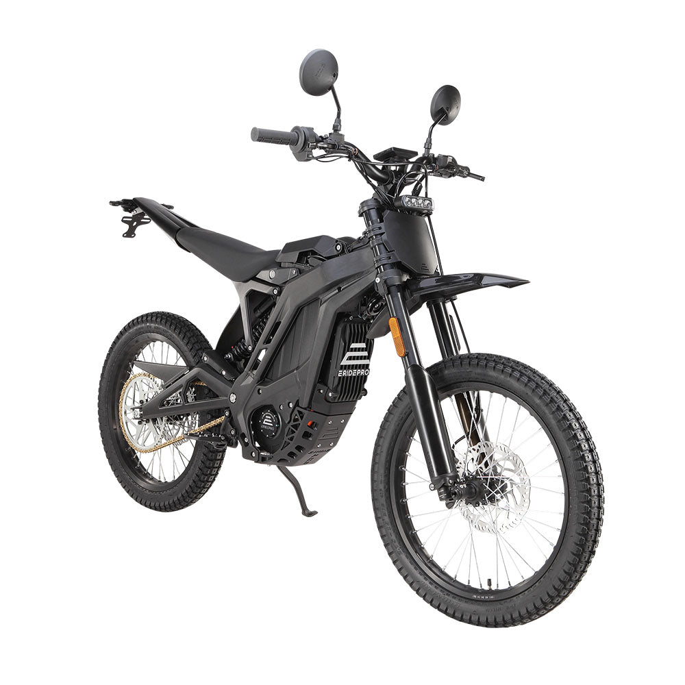 E Ride Pro SE L1e Schwarz in Front-Seitenansicht