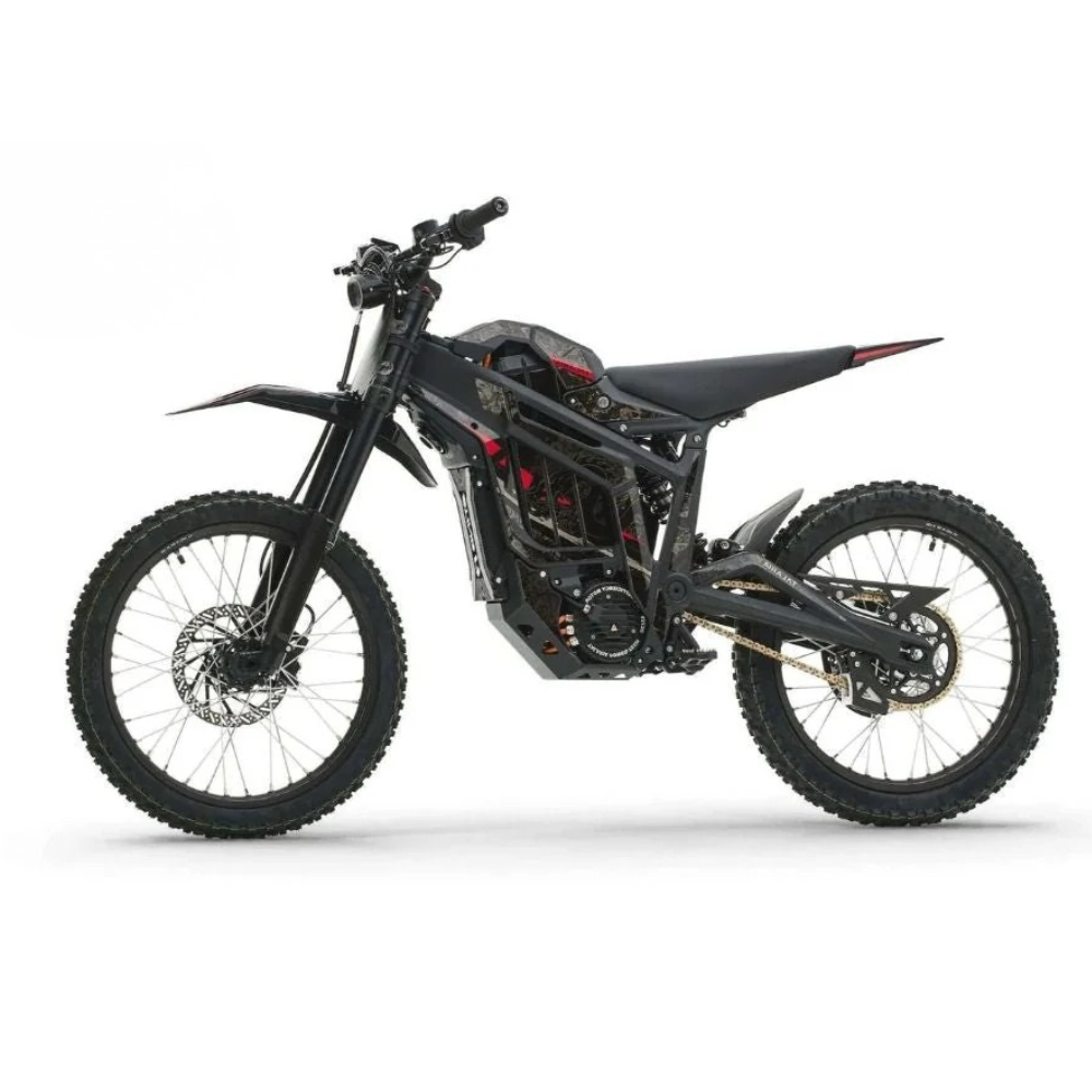 Talaria Sting MX5 Pro 13 kW Offroad Schwarz in Seitenansicht