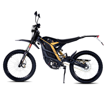 79BIKE Falcon Pro 14 kW Offroad Kenshi Black Gelb Seitenansicht