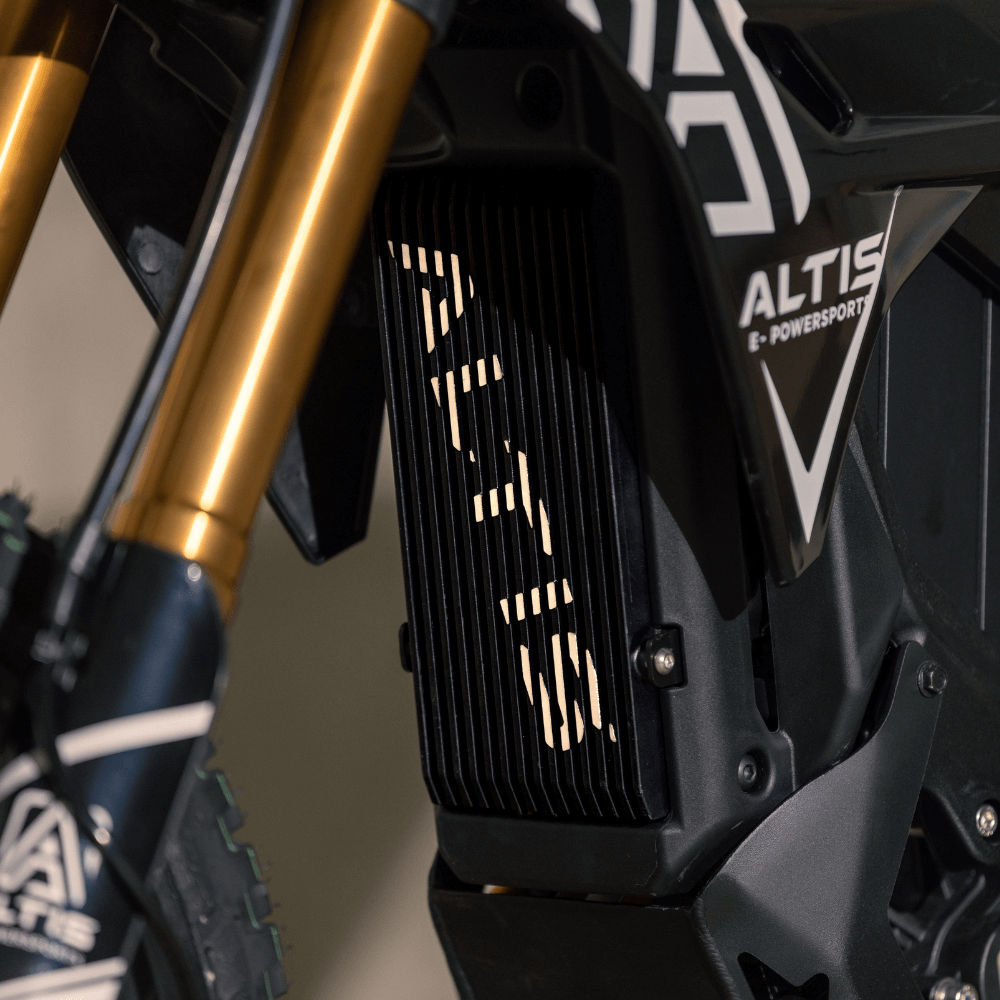 Altis Sigma Federgabel und Controller in Detailansicht