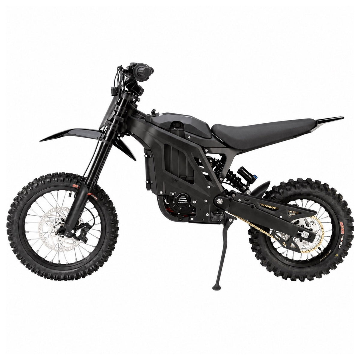 E-RIDE PRO MINI R Elektro Dirt Bike in Schwarz – Seitenansicht