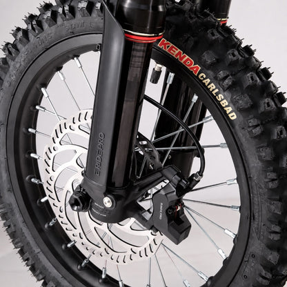 E-RIDE PRO MINI R Vorderrad mit Bremsscheibe und Federgabel