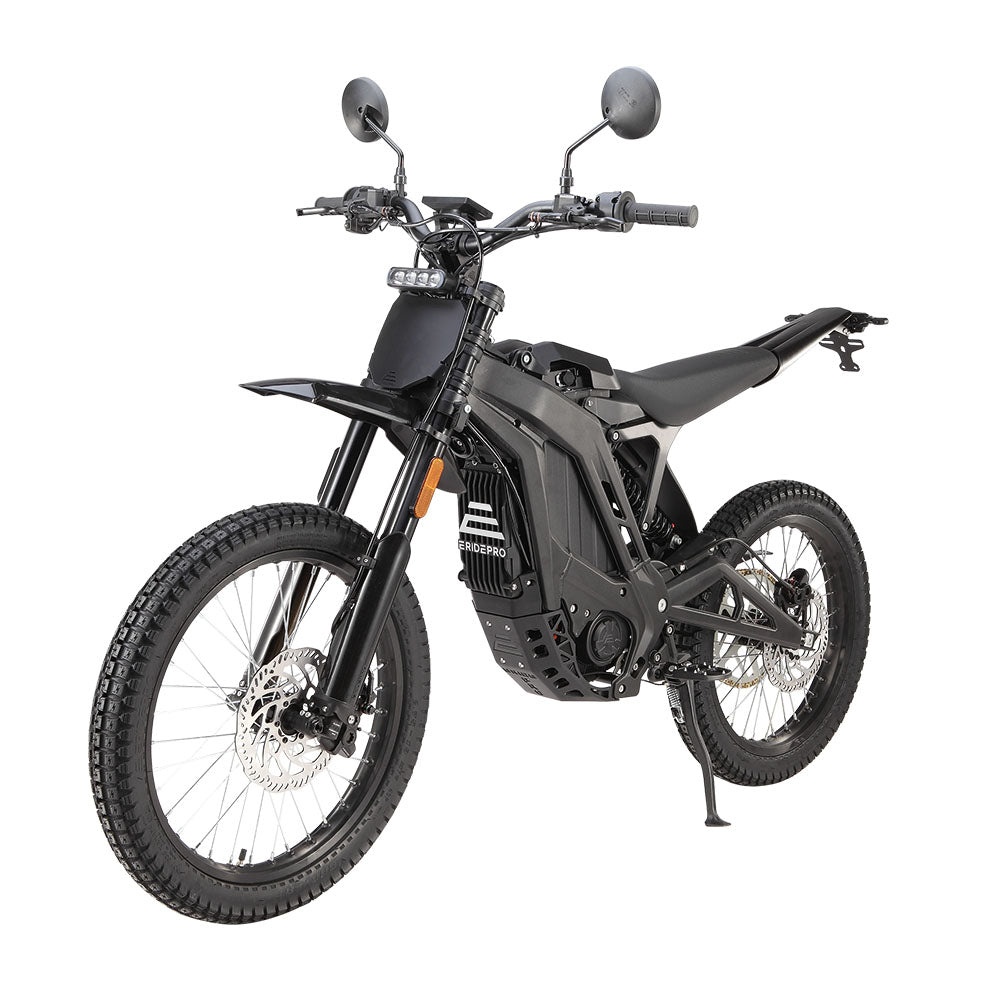 E Ride Pro SE L1e Schwarz in Front-Seitenansicht