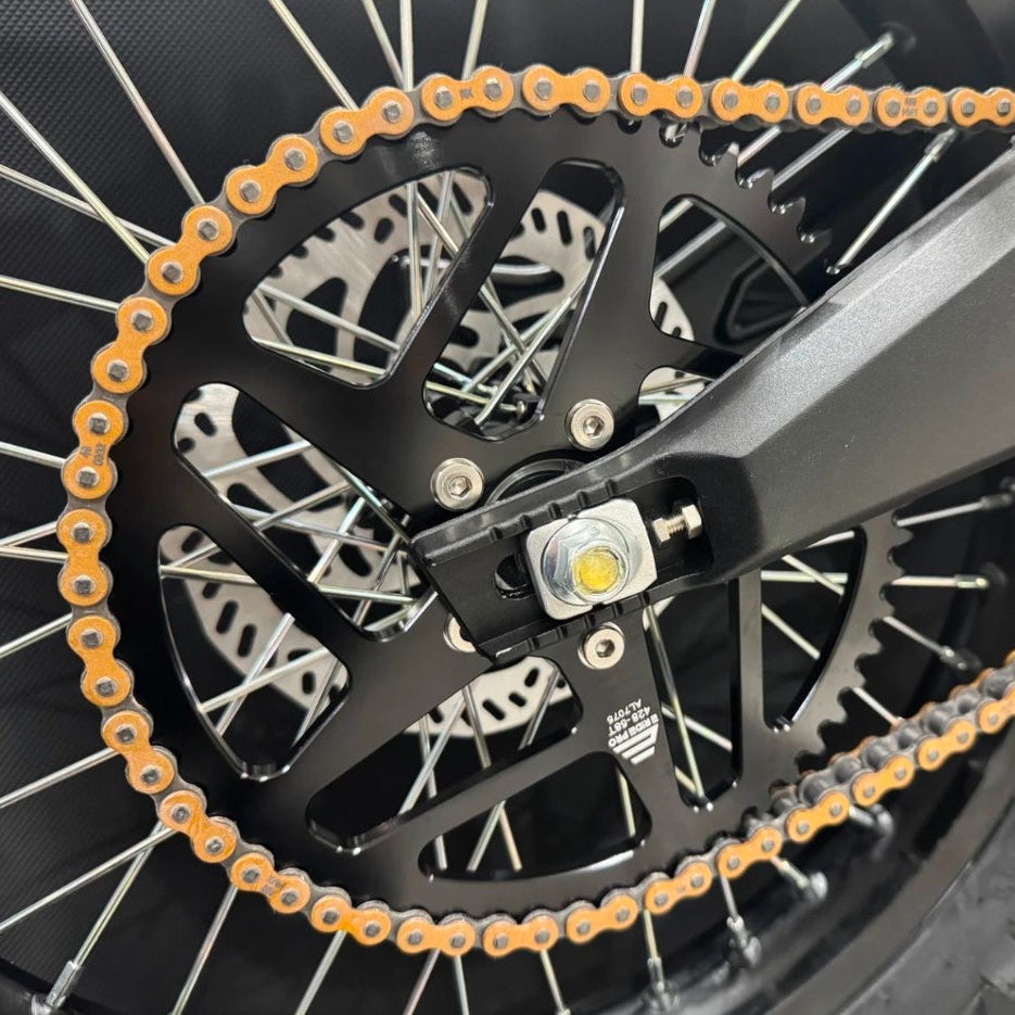 E-Ride Pro SR 25 kW Hinterrad mit Bremse und Kettenantrieb in Detailansicht