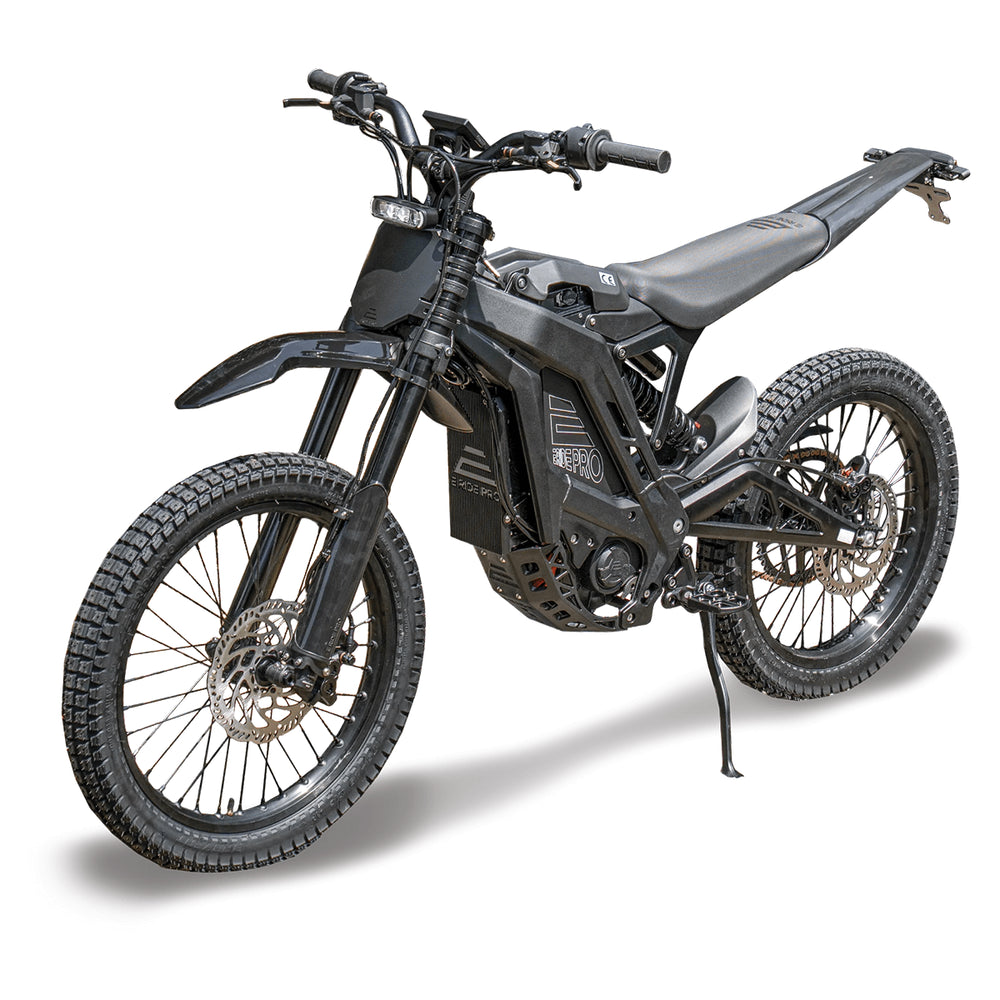 E-Ride Pro SR 25 kW Schwarz in Front-Seitenansicht