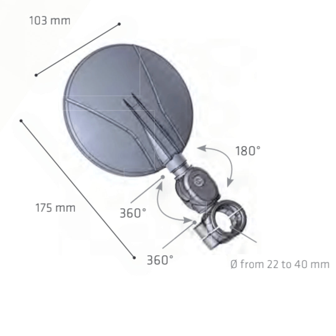 FAR FLEXI NEW FIT - Lenkerspiegel