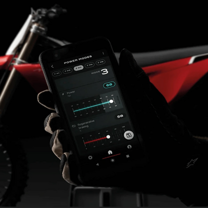 Stark VARG MX 1.2 App zur Einstellung von Fahrmodi, Leistung und Rekuperation