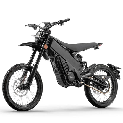 Talaria X3 Pro 5 kW L1e Schwarz in Front-Seitenansicht