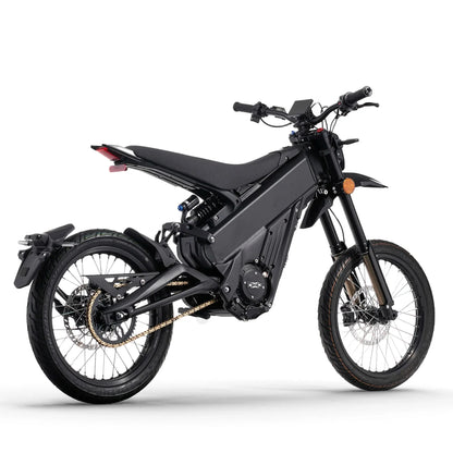 Talaria X3 Pro 5 kW L1e Schwarz in Heck-Seitenansicht