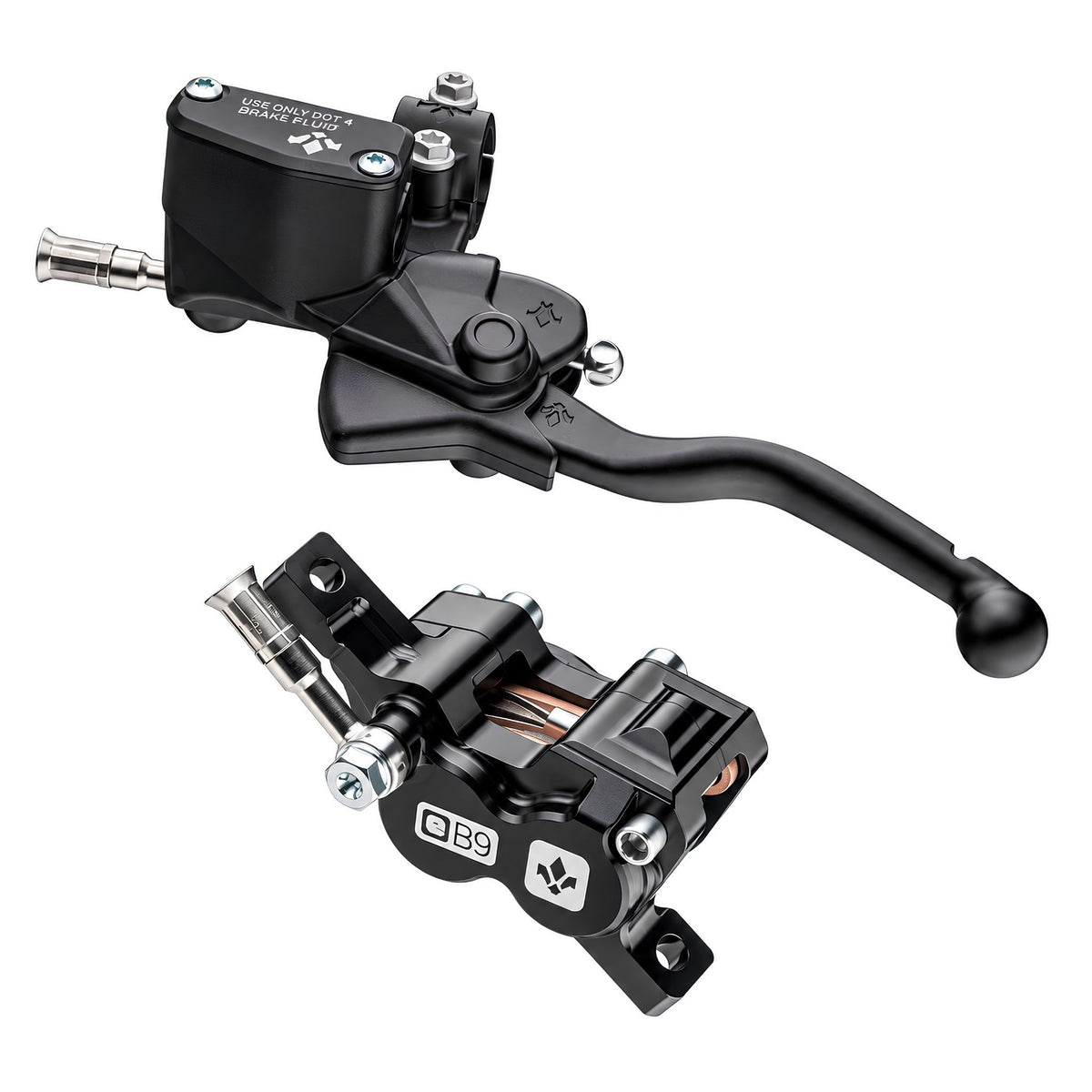 TECH Suspension EB9 Bremsanlage Set – E-RIDE PRO SS 3.0 / SR (vorne + hinten)
